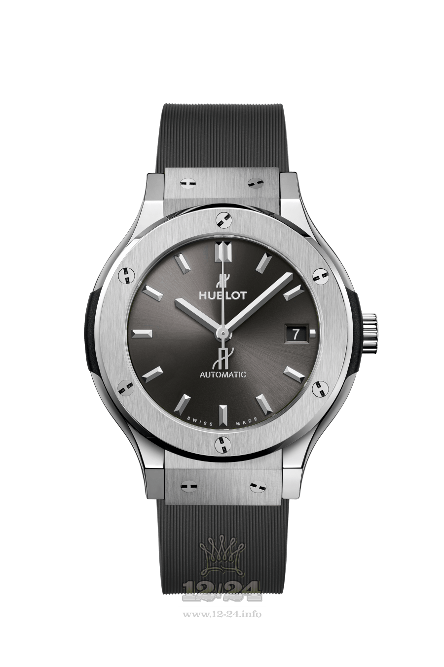 Hublot Classic Fusion Watch 565.NX.7071.RX 38 mm Titanium Case Black Dial