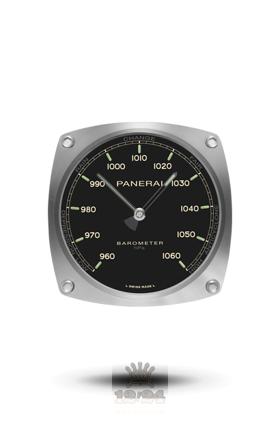 Panerai Watch PAM00582 100 mm Stainless steel Case Black Dial