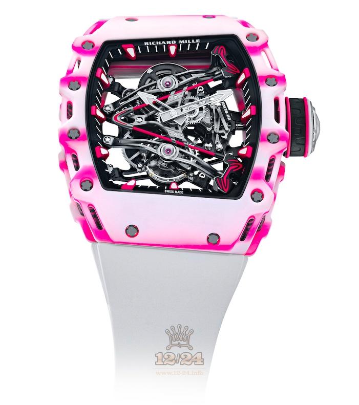 Richard Mille Men's Collection Watch RM 38-02 44 mm Carbon Case