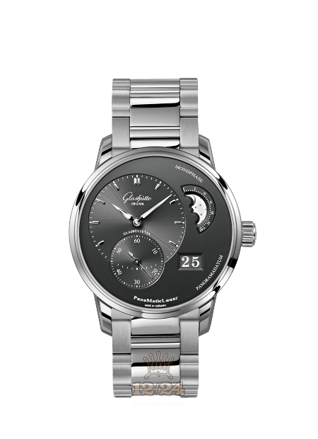 Glashutte Pano Watch 1-90-02-43-32-24 40 mm Stainless steel Case Gray Dial
