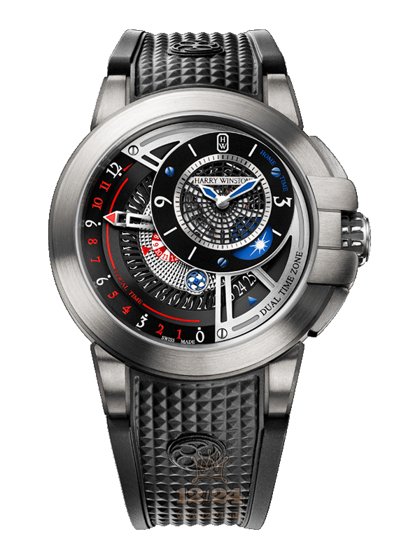 Harry Winston Project Z Watch OCEATZ44ZZ009 44 mm Black Silver Dial