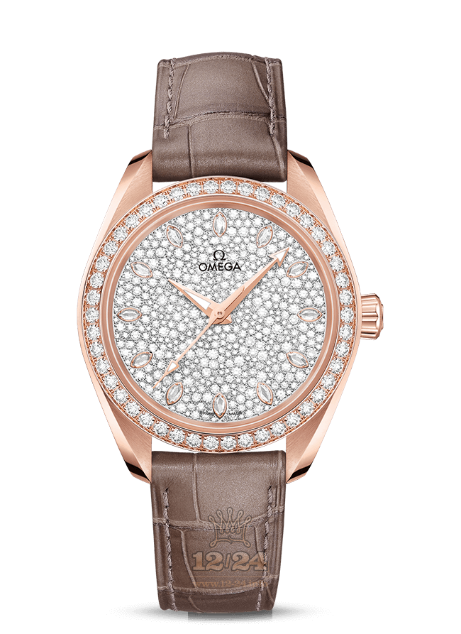 Omega Aqua Terra 150 M Watch 220.58.34.20.99.003 34 mm Pink gold Case