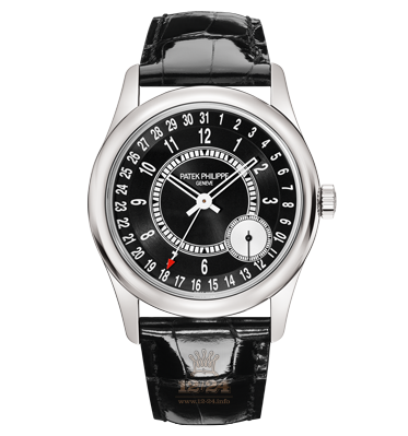 Patek Philippe Calatrava Watch 6006G-001 39 mm White gold Case Black Dial