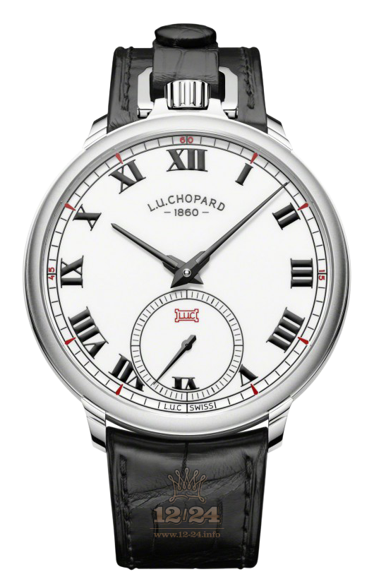 Chopard L.U.C Watch 161923-1001 50 mm White gold Case White Dial