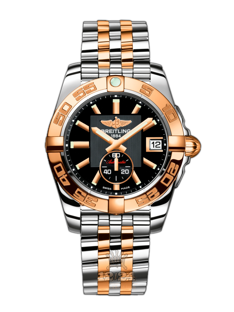 Breitling Galactic Watch C3733012/BA54/376C 36 mm Steel / Pink gold Case Black Dial