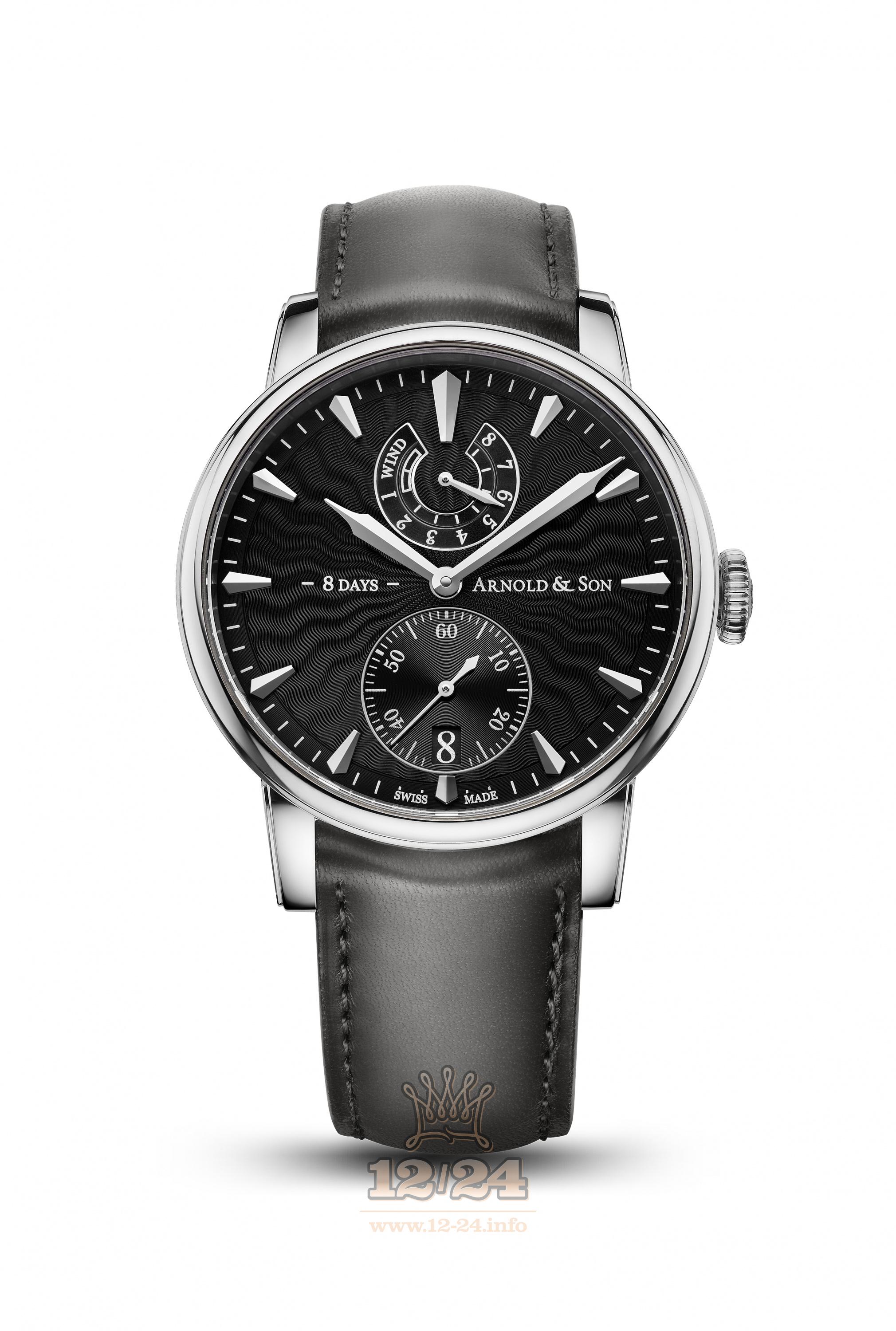 Arnold Son Royal Collection Watch 1EDAS.B01A.D134A Stainless steel Case Black Dial