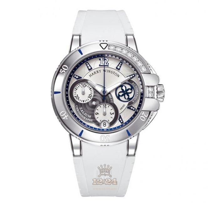 Harry Winston The Ocean Collection Watch OCSACH38ZZ001 38 mm Silver Dial
