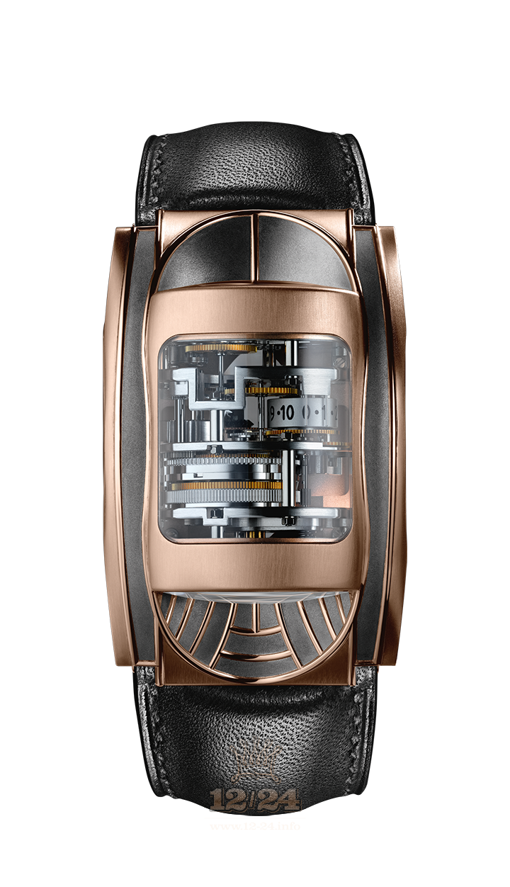 Parmigiani Fleurier Bugatti Watch PFH340-1012700-HC3042 48 mm Pink gold Case Golden Dial