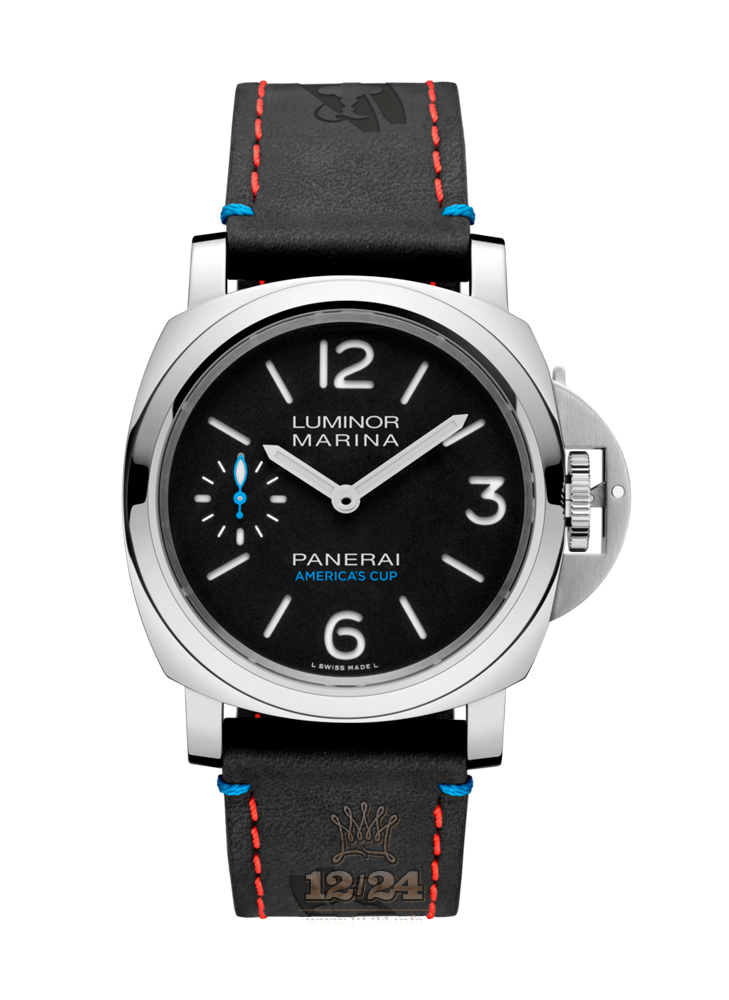 Panerai 2017 Watch PAM00724 44 mm Stainless steel Case Black Dial