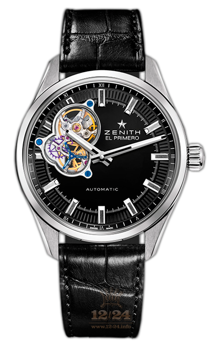 Zenith El Primero Watch 03.2170.4613/21.C714 40 mm Stainless steel Case Black Dial