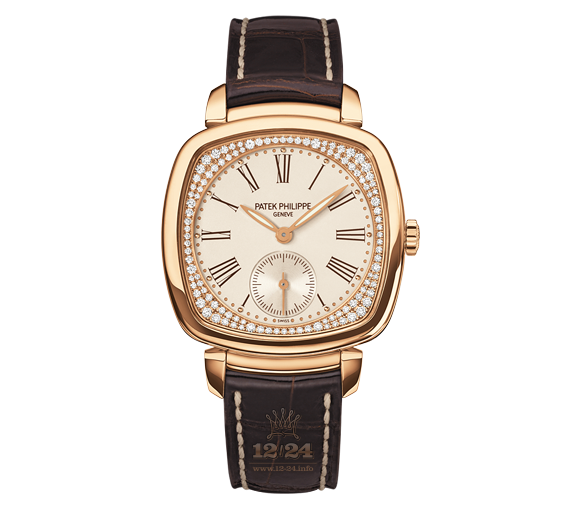 Patek Philippe Gondolo Watch 7041R-001 30 mm Pink gold Case White Silver Dial