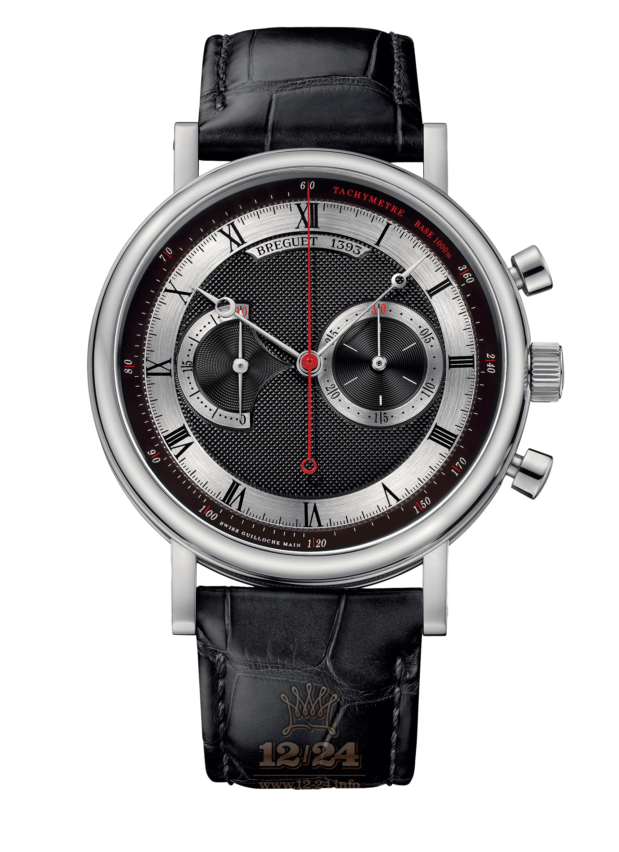 Breguet Classique Watch 5287BB/92/9ZU 42 mm White gold Case Black Silver Dial