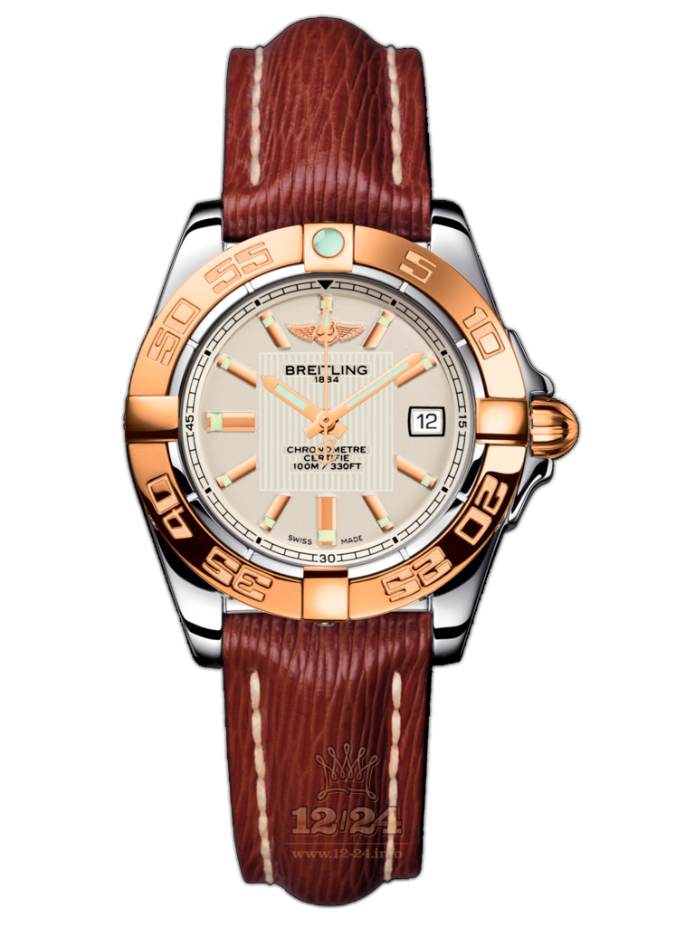 Breitling Galactic Watch C71356L2/G704/211X/A14BA.1 32 mm Steel / Pink gold Case Silver Dial