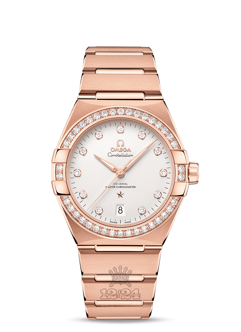 Omega Constellation Watch 131.55.39.20.52.001 39 mm Pink gold Case White Dial