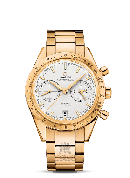 Omega Speedmaster 57 Watch 331.50.42.51.02.001 42 mm Yellow gold Case Silver Dial