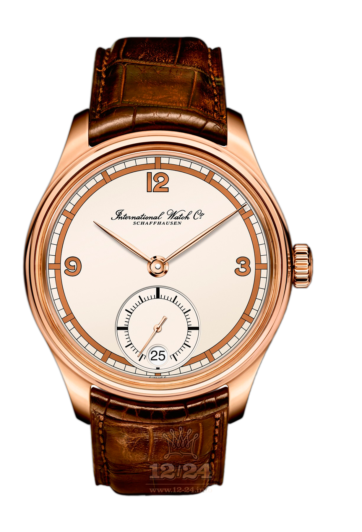 IWC Portugieser Watch IW510206 43 mm Pink gold Case Silver Dial