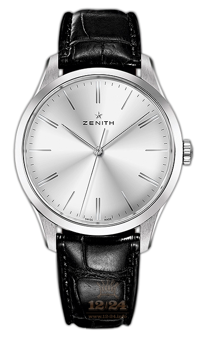 Zenith Elite Watch 03.2270.6150/01.C493 42 mm Stainless steel Case Silver Dial