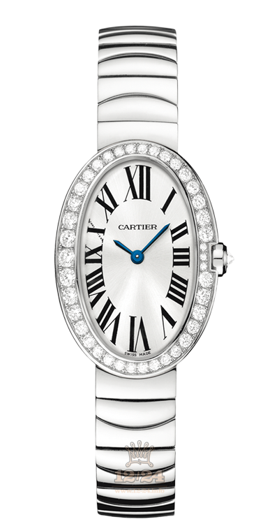 Cartier Baignoire Watch WB520006 32 mm White gold Case Silver Dial