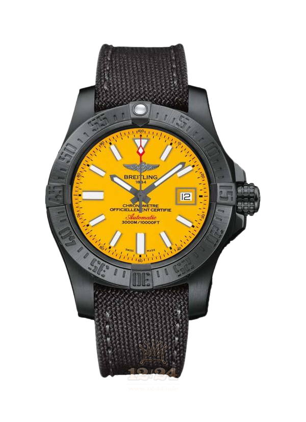Breitling Avenger Watch M17331E2|I530|109W|M20BASA.1 45 mm Stainless steel Case Yellow Dial