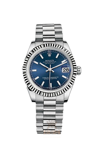 Rolex Datejust Watch 178279-0041 31 mm White gold Case Dark blue Dial