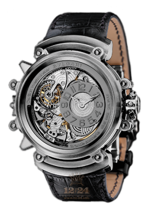 Bvlgari Haute Horlogerie Watch 101851 BGG51TLTBGS 51 mm Titanium Case Silver Golden Dial