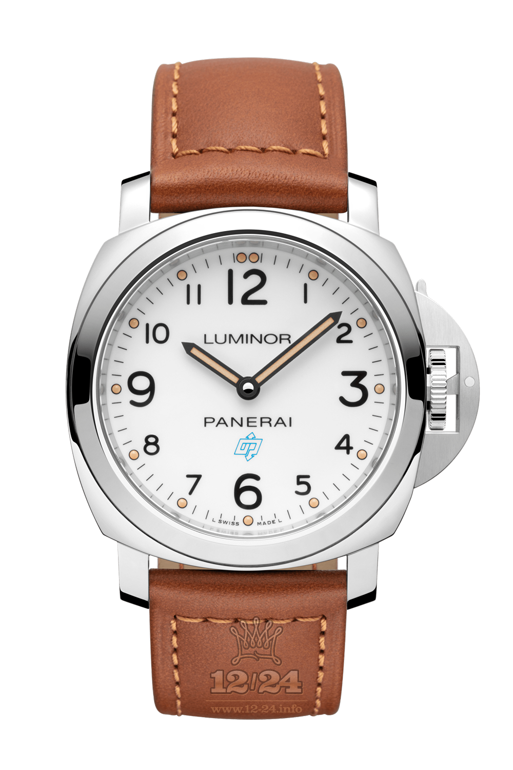 Panerai Luminor Watch PAM00775 44 mm Stainless steel Case White Dial