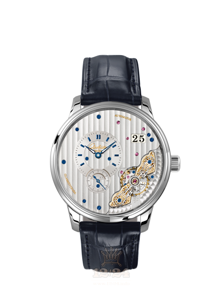 Glashutte Pano Watch 1-91-02-02-02-50 42 mm Stainless steel Case White Silver Dial