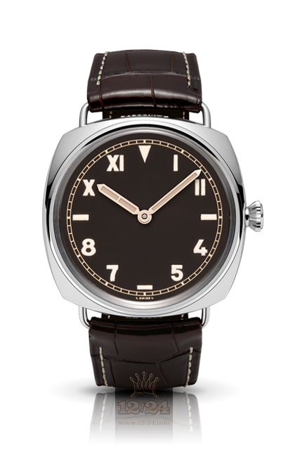 Panerai 2011 Watch PAM00376 47 mm White gold Case Brown (chocolate) Dial