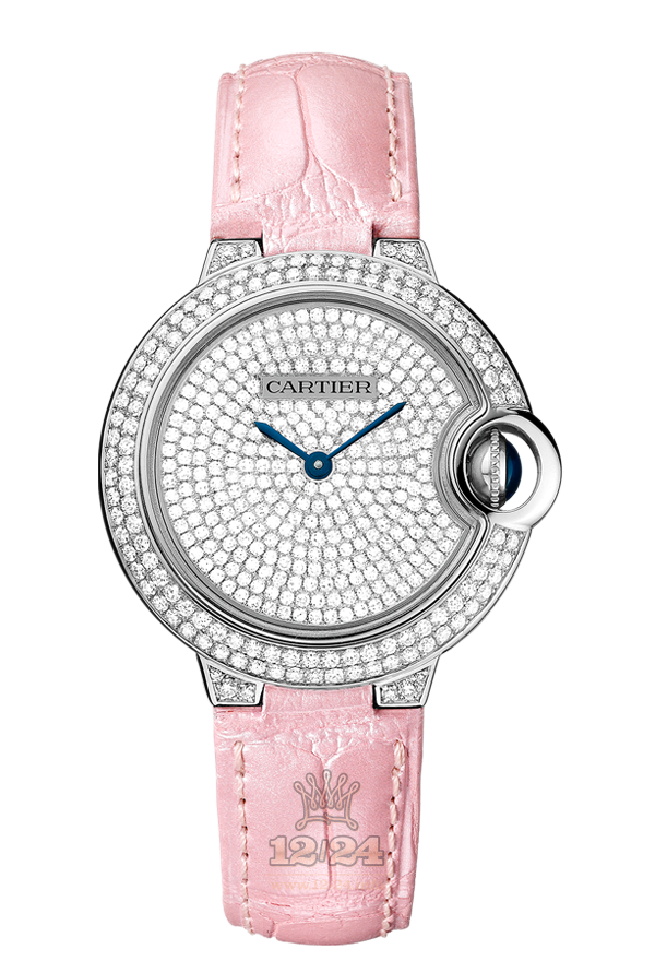 Cartier Ballon Bleu de Cartier Watch WE902047 33 mm White gold Case Silver Dial