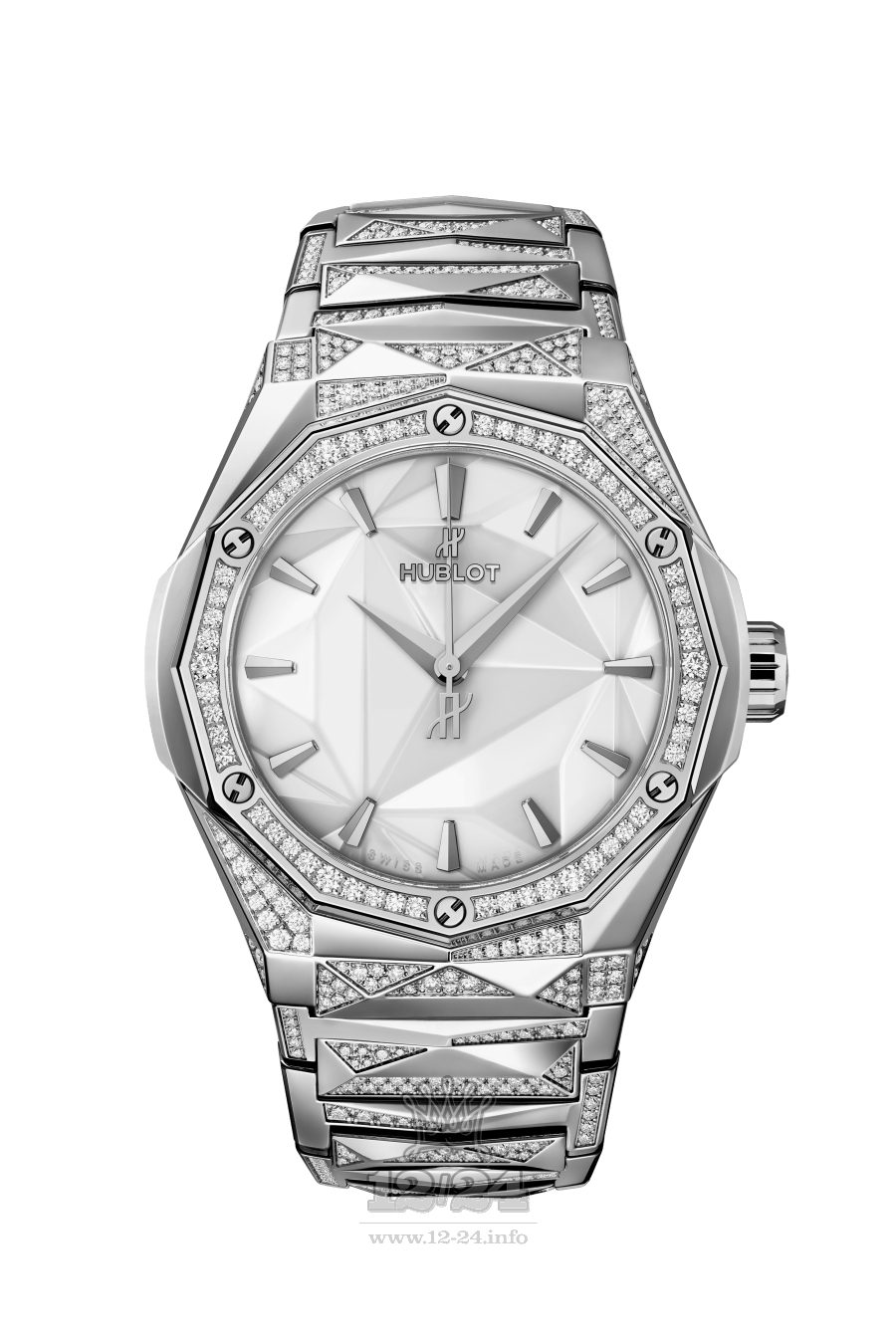Hublot Classic Fusion Watch 550.NS.2200.NS.3804.ORL22 40 mm Titanium Case White Dial