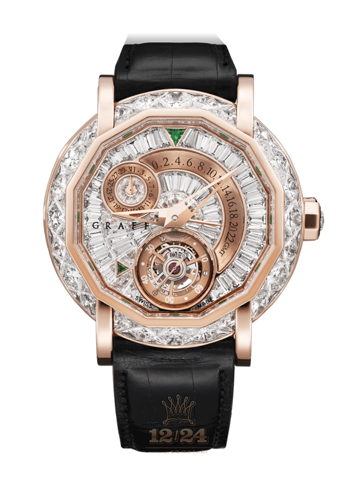 Graff MasterGraff Watch MGPGDD_FRONT 47 mm Pink gold Case Golden Dial