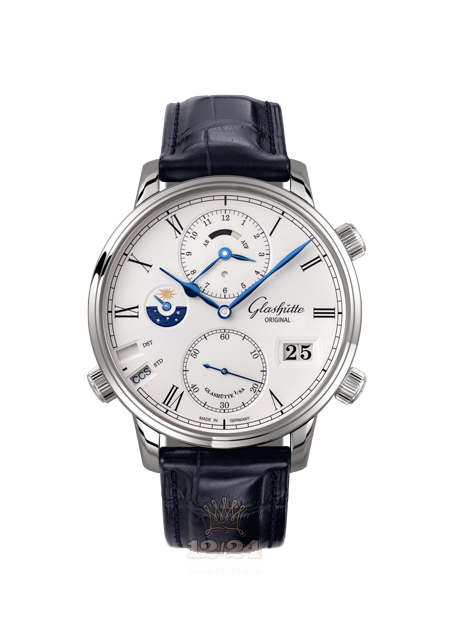 Glashutte Senator Watch 1-89-02-01-04-50 44 mm White gold Case White Dial