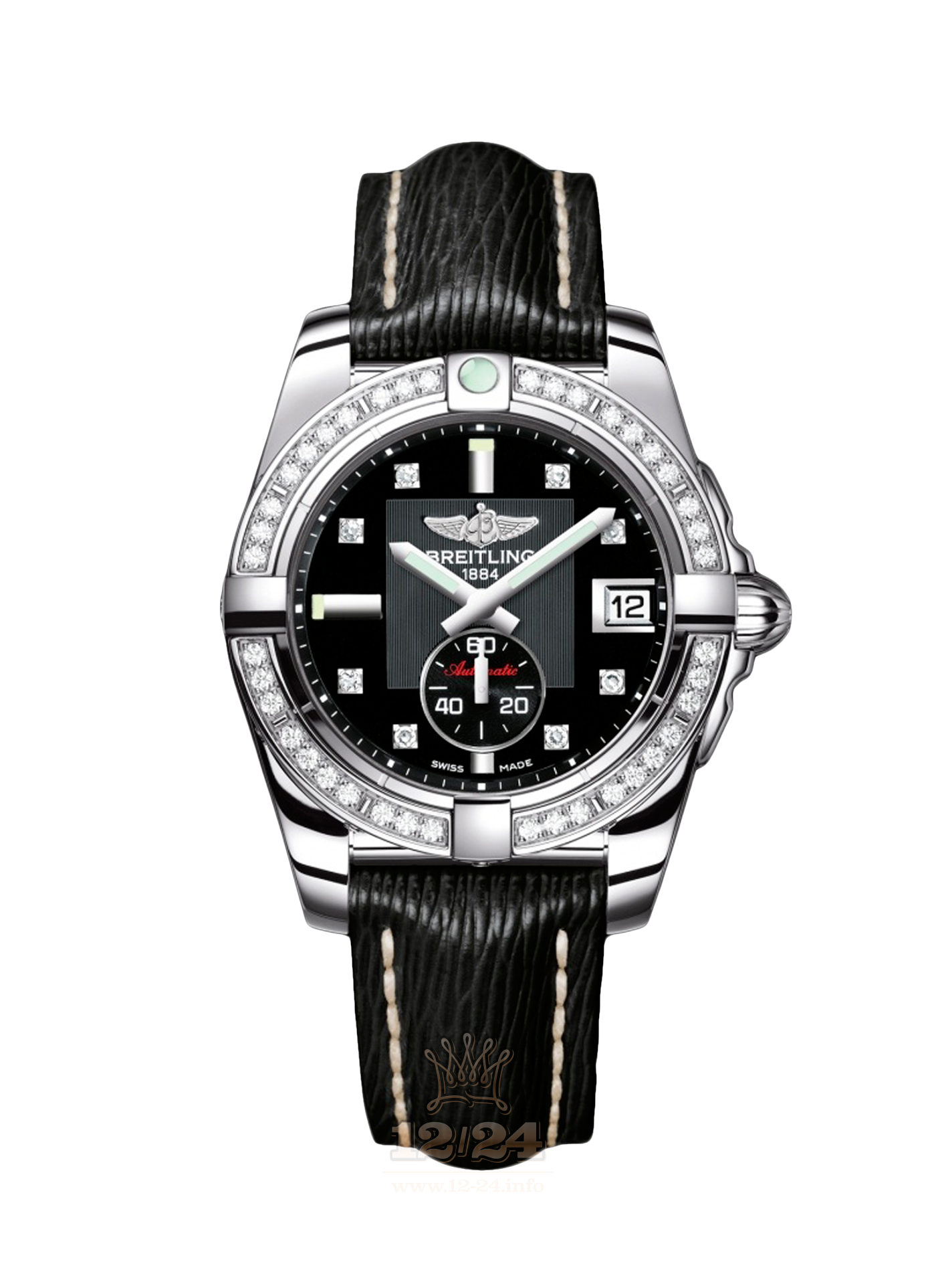 Breitling Galactic Watch A3733053/BD02/213X/A16BA.1 36 mm Stainless steel Case Black Dial