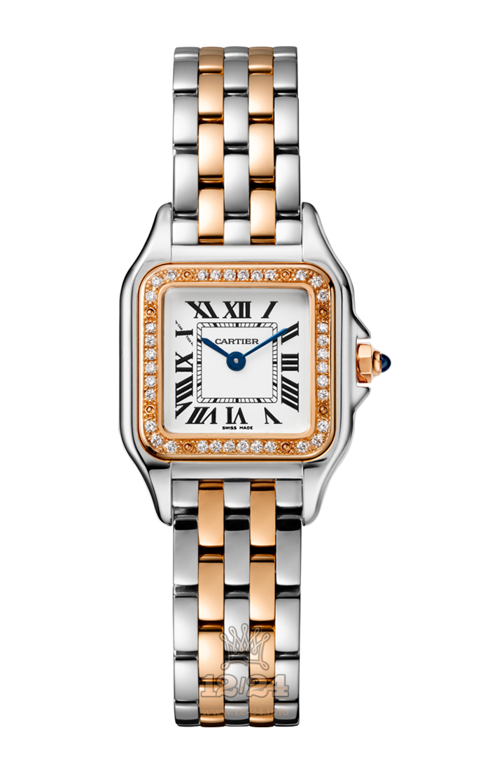 Cartier Panthere de Cartier Watch CPDC-MM-BC-01 Steel / Pink gold Case White Dial