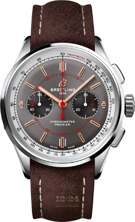Breitling Premier Watch AB0118A31B1X2 42 mm Stainless steel Case Black Dial