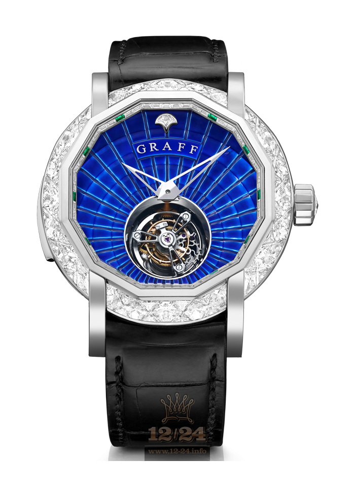 Graff MasterGraff Watch MGMR47WGDMPNL2 47 mm White gold Case Dark blue Dial