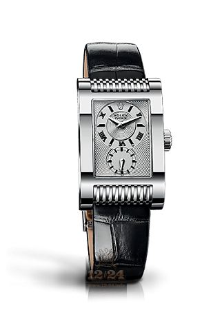 Rolex Cellini Time Watch 54419-0013 45 mm White gold Case Silver Dial
