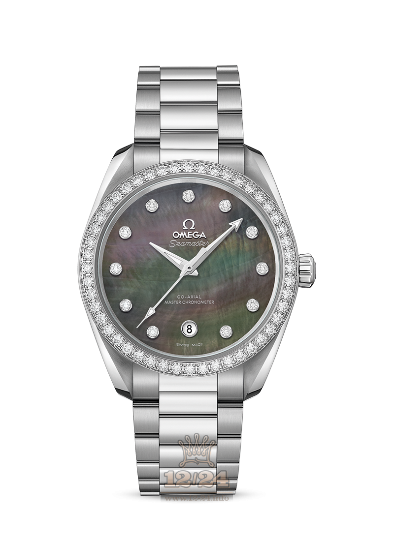 Omega Aqua Terra 150 M Watch 220.15.38.20.57.001 38 mm Stainless steel Case Black Dial