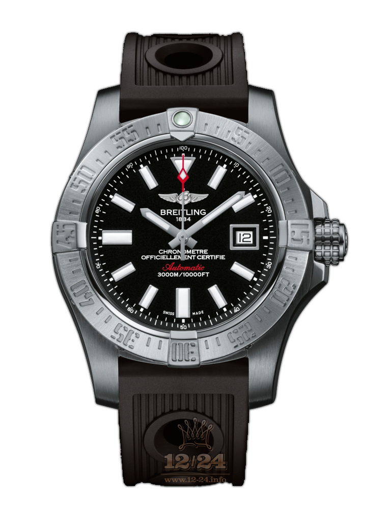 Breitling Avenger Watch A1733110/BC30/200S/A20DSA.2 45 mm Stainless steel Case Black Dial