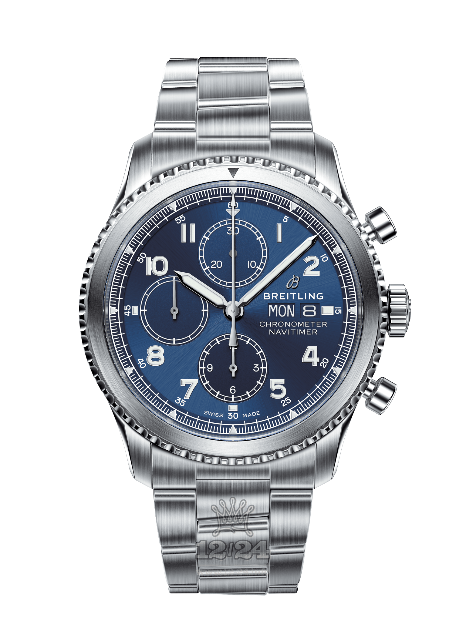Breitling Navitimer Watch A13314101C1A1 43 mm Stainless steel Case Dark blue Dial