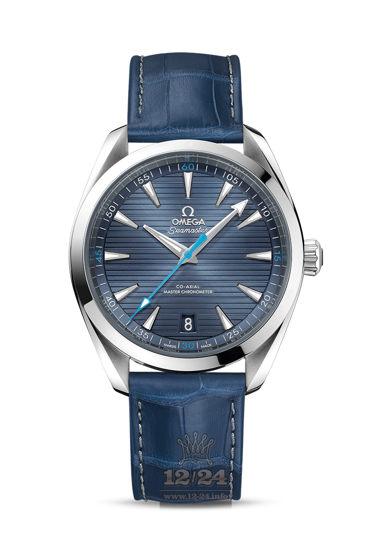 Omega Aqua Terra 150 M Watch 220.13.41.21.03.002 41 mm Stainless steel Case Dark blue Dial