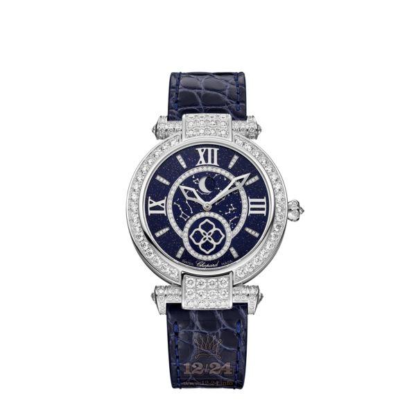 Chopard Imperiale Watch 384246-1002 36 mm White gold Case Dark blue Dial