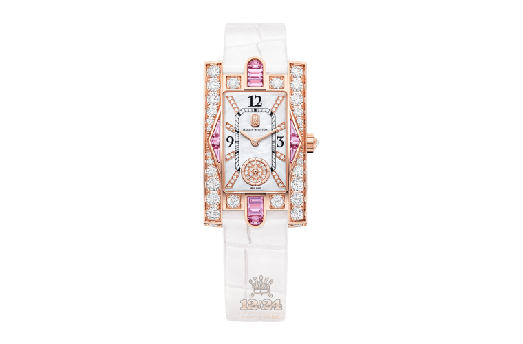 Harry Winston The Avenue Collection Watch AVEQHM21RR125 36 mm Pink gold Case White Dial