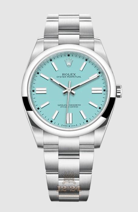 Rolex Oyster Perpetual Watch 124300-0006 41 mm Stainless steel Case Blue Dial