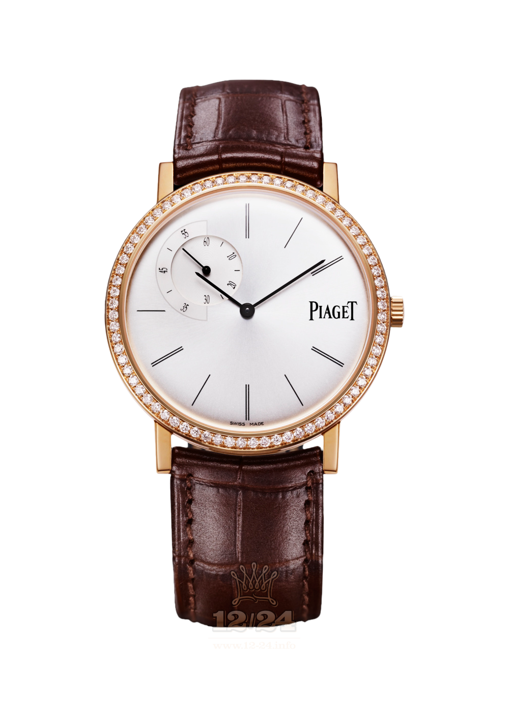 Piaget Altiplano Watch G0A36118 40 mm Pink gold Case Silver Dial