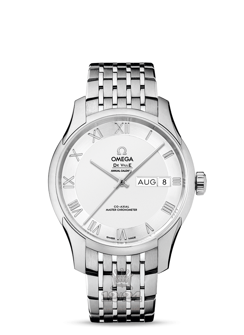 Omega Hour Vision Watch 433.10.41.22.02.001 41 mm Stainless steel Case Silver Dial
