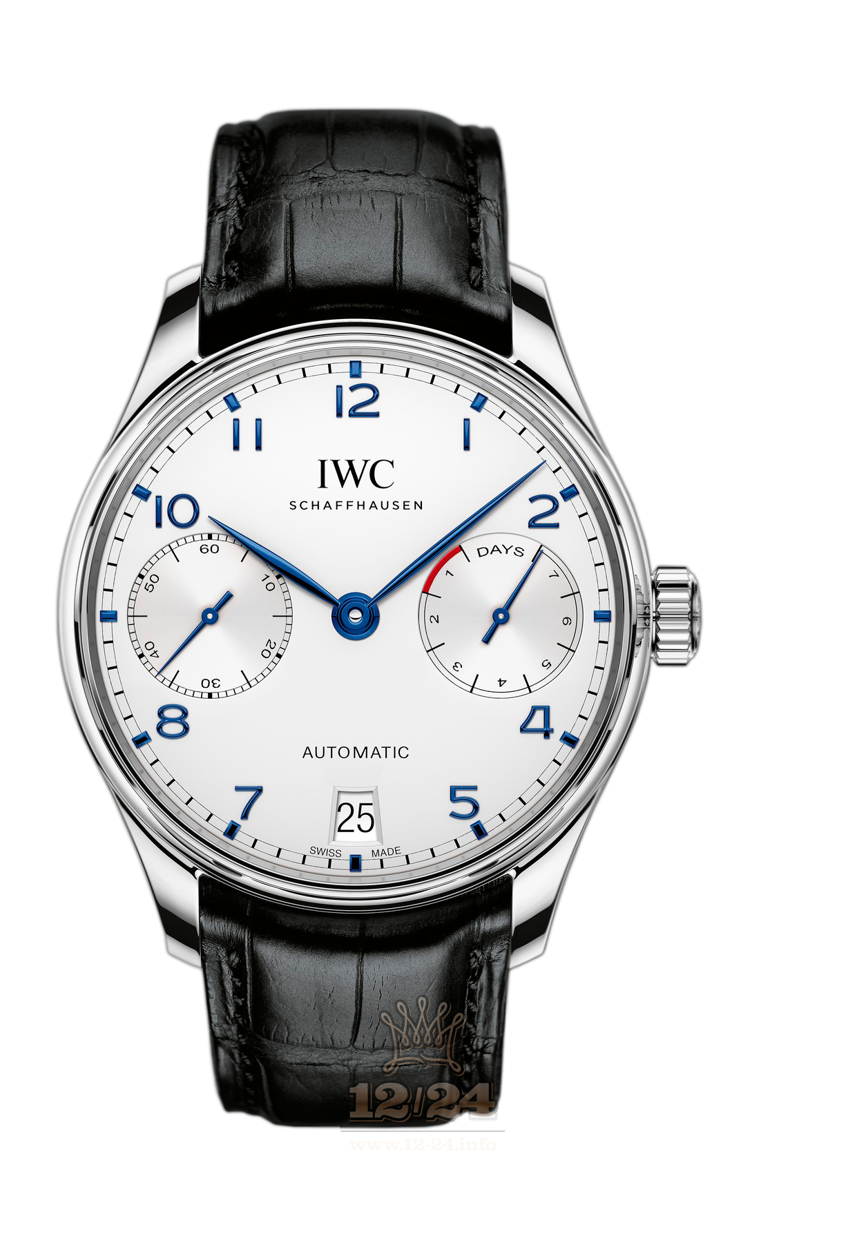 IWC Portugieser Watch IW500705 42 mm Stainless steel Case Silver Dial