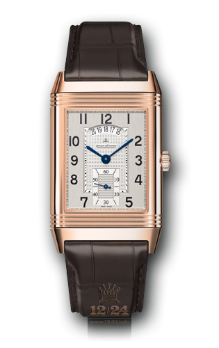 Jaeger-LeCoultre Reverso Watch 3742521 49 mm Pink gold Case Silver Dial