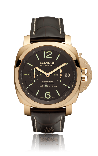 Panerai 2010 Watch PAM36501 50 mm Pink gold Case Brown (chocolate) Dial