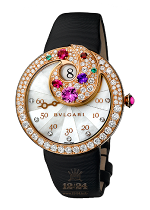 Bvlgari Berries Watch 102007 BEP40WGD2LR 40 mm Pink gold Case White Dial